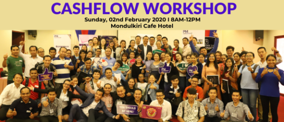Cashflow workshop on Sunday 02 February 2020